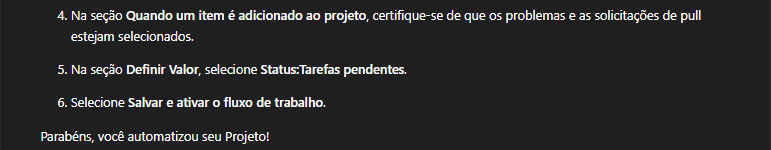 Instruções para automação parte 2